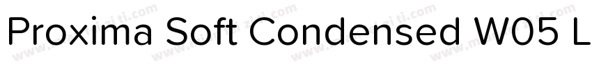 Proxima Soft Condensed W05 Lt字体转换